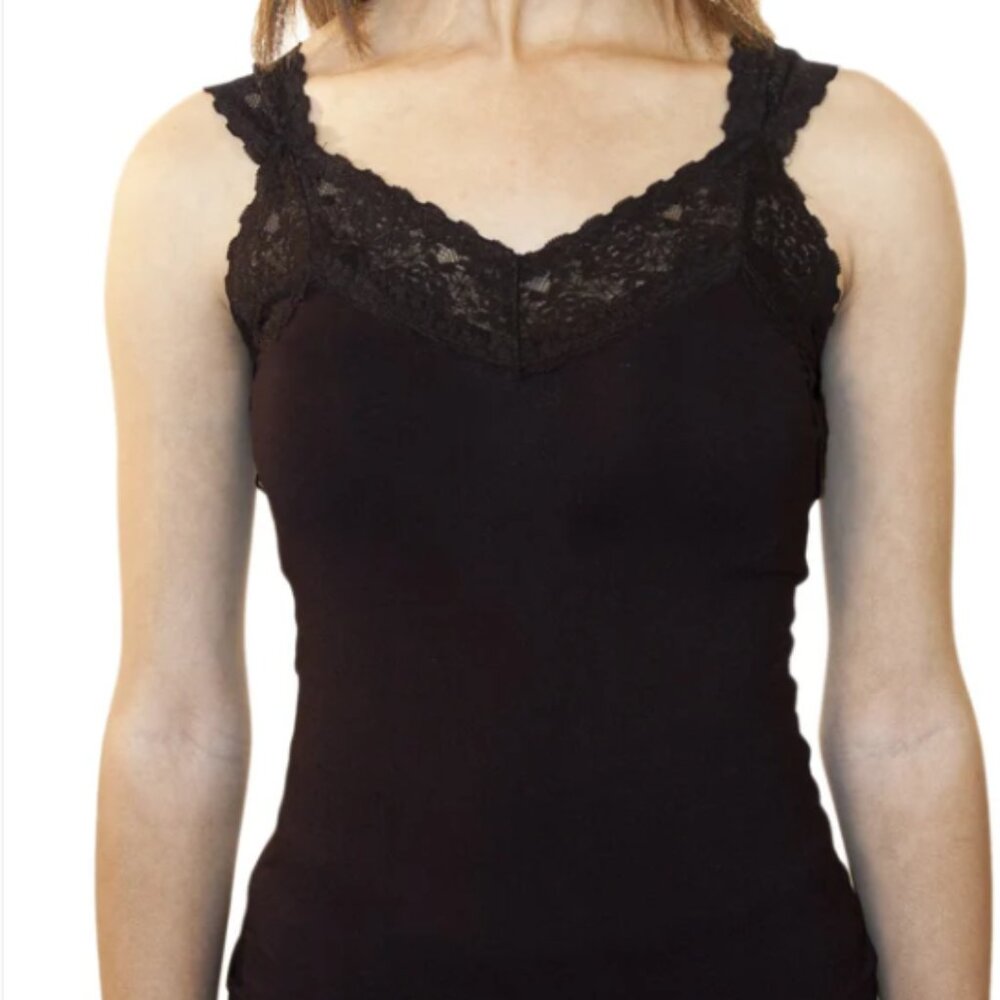 Wayi Lace Snug Camisole Black - Picture 3 of 3